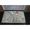 Велюровая скатерть с ранером Selin Aylin Set 160×220 + 12 салфеток Беж