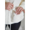 Кардиган жіночий Альпака з капюшоном oversize 50-58 Білий