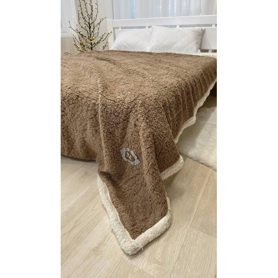 Плед велюровый на овчине Евро 200x230 см арт. 2812750756