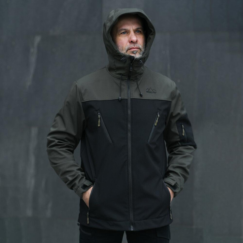 Чоловіча куртка с капюшоном Soft Shell Чоловіча куртка с капюшоном Soft Shell