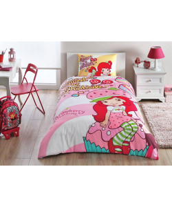 Постельное белье TAC Disney 160×220 см Ранфорс Strawberry Shortcake Cute