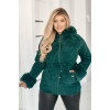 Кардиган жіночий Альпака з капюшоном oversize 46-52 Зелений