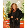 Кардиган жіночий Альпака з капюшоном oversize 48-56