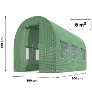 Теплица садовая парник Plonos 6m2 2x3м Польша