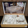 Велюровая скатерть с ранером Selin Hurrem Set 160×350 + 12 салфеток
