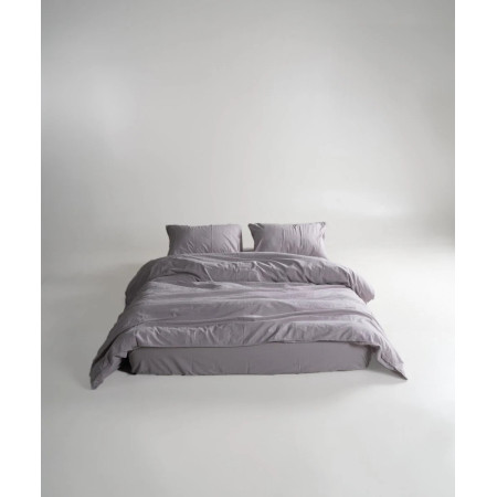 Постільна білизна Limasso Stonewashed Ranforse 160 х 220 см Opal Grey