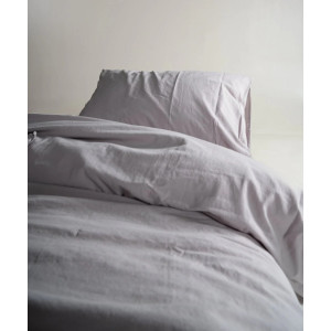 Постільна білизна Limasso Stonewashed Ranforse 160 х 220 см Opal Grey