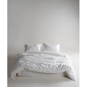 Постільна білизна Limasso Stonewashed Ranforse 160 х 220 см Snow White
