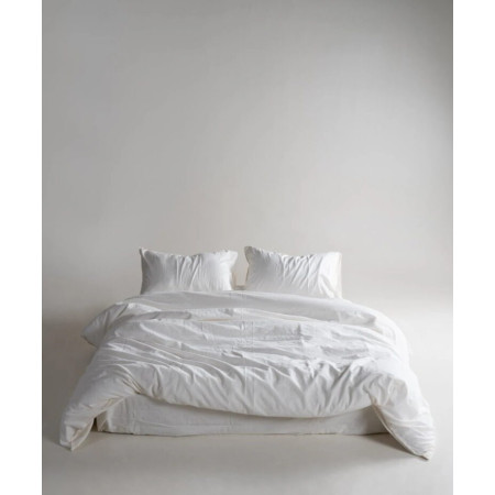 Постільна білизна Limasso Stonewashed Ranforse 160 х 220 см Snow White