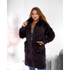 Кардиган жіночий Альпака  oversize 48-56 Коричневий