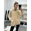 Кардиган жіночий Альпака з капюшоном oversize 48-56