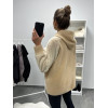 Кардиган жіночий Альпака з капюшоном oversize 48-56