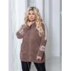 Кардиган жіночий Альпака з капюшоном oversize 46/58 4 кольора