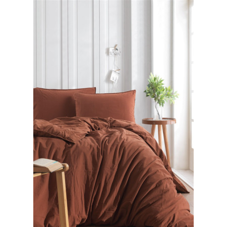 Постільна білизна Limasso Stonewashed Ranforse 160 х 220 см Automne