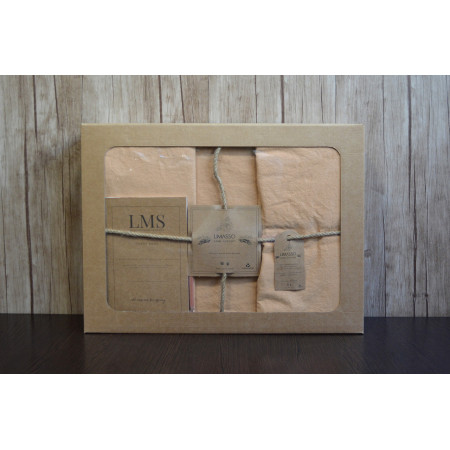 Постільна білизна євро Limasso Stonewashed Ranforse 200 х 220 см