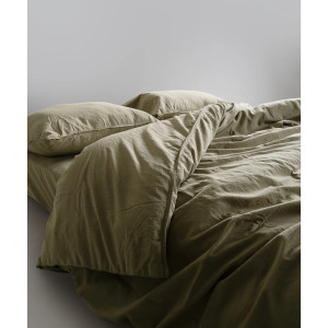 Постільна білизна Limasso Stonewashed Ranforse 160 х 220 см Akdeniz Yesili