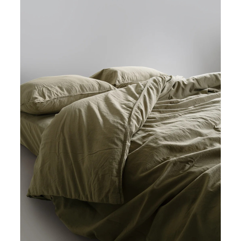 Постільна білизна Limasso Stonewashed Ranforse 160 х 220 см Akdeniz Yesili