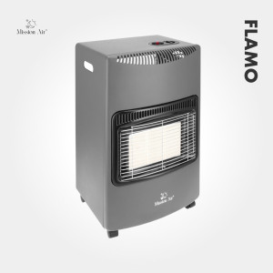 Портативный газовый обогреватель FLAMO 3 режима мощности (1400 Вт, 2750 Вт, 4100 Вт) + шланг + редуктор, Польша
