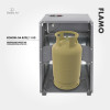 Портативный газовый обогреватель FLAMO 3 режима мощности (1400 Вт, 2750 Вт, 4100 Вт) + шланг + редуктор, Польша