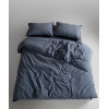 Постільна білизна євро Limasso Stonewashed Ranforse 200 х 220 см Natural Grey