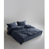 Постільна білизна євро Limasso Stonewashed Ranforse 200 х 220 см Natural Grey