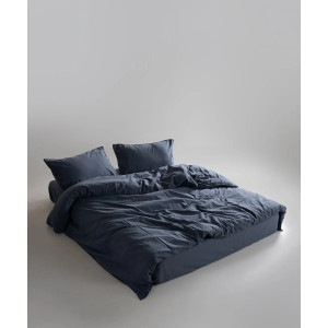 Постільна білизна євро Limasso Stonewashed Ranforse 200 х 220 см Natural Grey