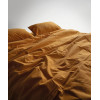 Постільна білизна євро Limasso Stonewashed Ranforse 200 х 220 см Mustard