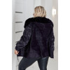 Кардиган жіночий Альпака з капюшоном oversize 52-58 Баклажан