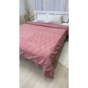 Плед велюровий на овчині Євро 200x230 см