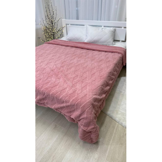 Плед велюровый на овчине Евро 200x230 см арт. 2812751576