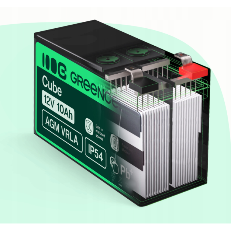 Аккумулятор Green Cell AGM VRLA 12V 120Ah IP54 не требует обслуживания (срок службы - 5 лет)