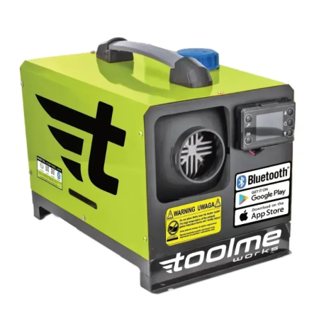 Дизельный автономный обогреватель 9 кВт TOOLME TM188 (230V/12V/24V) управления Bluetooth (Android/ iOS) + пульт ДУ