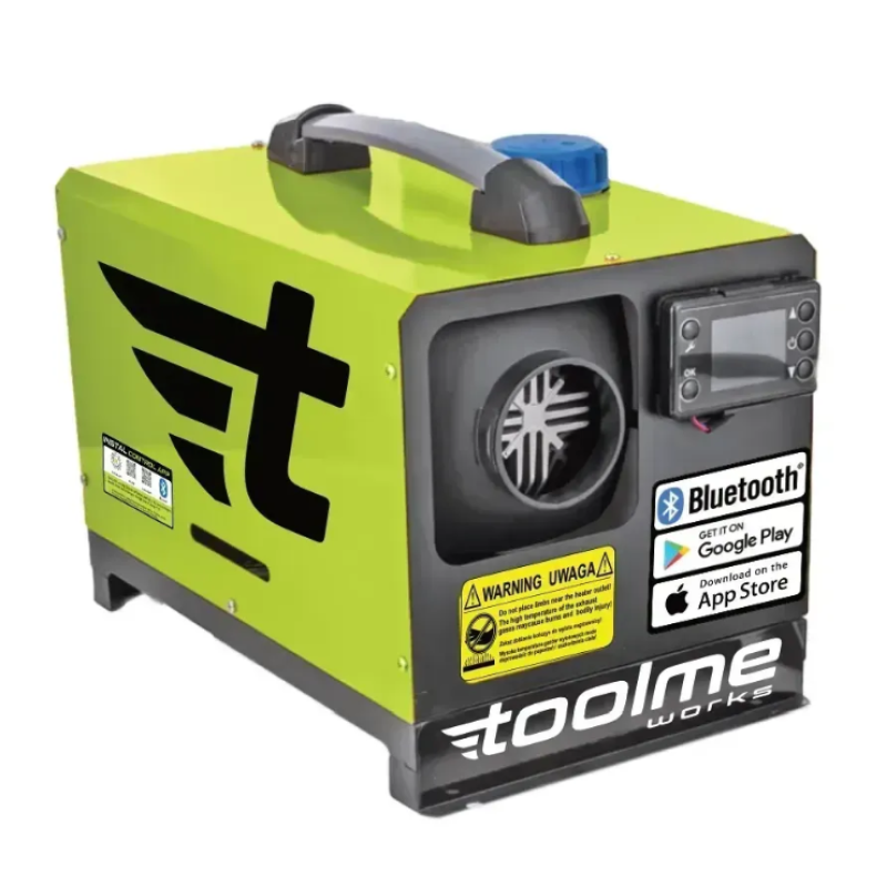Дизельный автономный обогреватель 9 кВт TOOLME TM188 (230V/12V/24V) управления Bluetooth (Android/ iOS) + пульт ДУ
