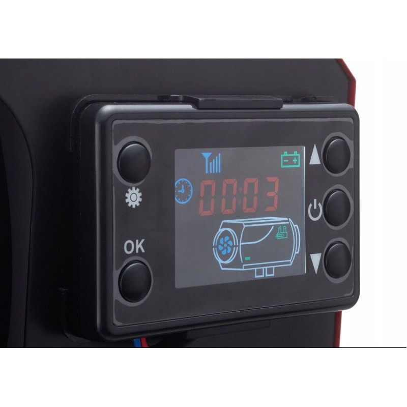 Дизельный автономный обогреватель 9 кВт TOOLME TM188 (230V/12V/24V) управления Bluetooth (Android/ iOS) + пульт ДУ