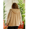 Кардиган жіночий Альпака з капюшоном oversize 48-56