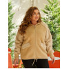 Кардиган жіночий Альпака з капюшоном oversize 48-56