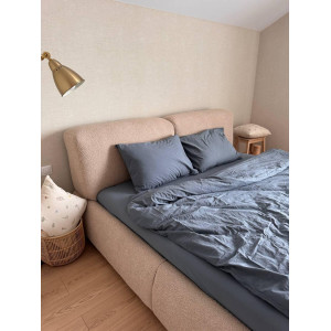 Постільна білизна Stonewashed Soho 200 х 220 см Антрацит