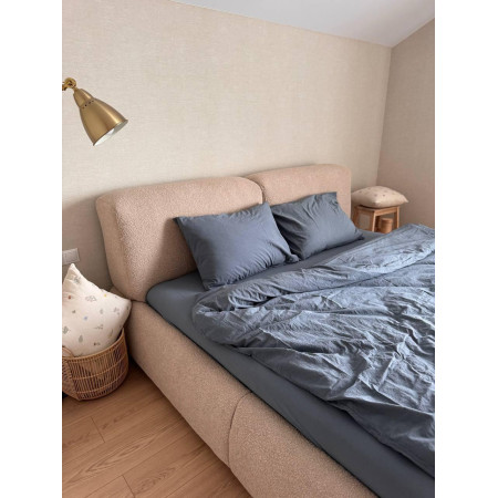 Постільна білизна Stonewashed Soho 200 х 220 см Антрацит