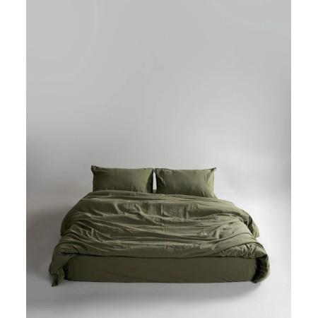 Постільна білизна Limasso Stonewashed Ranforse 160 х 220 см Capulet Olive