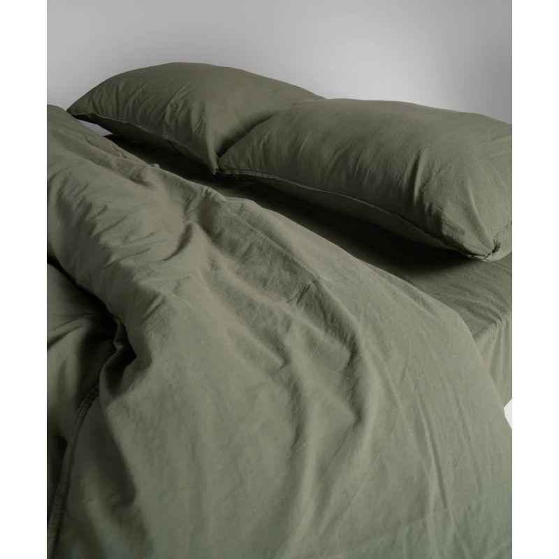 Постільна білизна Limasso Stonewashed Ranforse 160 х 220 см Capulet Olive