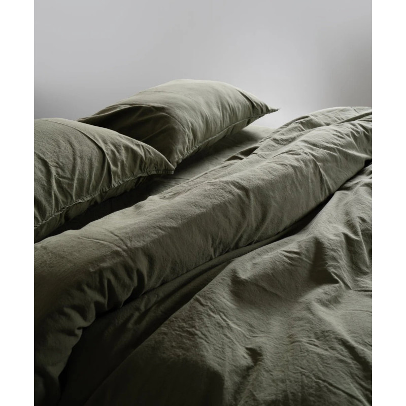 Постільна білизна Limasso Stonewashed Ranforse 160 х 220 см Capulet Olive