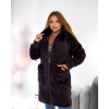 Кардиган жіночий Альпака oversize 48-56 Баклажан