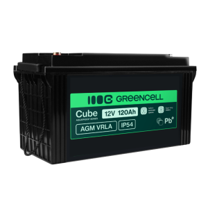 Аккумулятор Green Cell AGM VRLA 12V 120Ah IP54 для фотоэлектрических систем, яхт, лодок, солнечных панелей