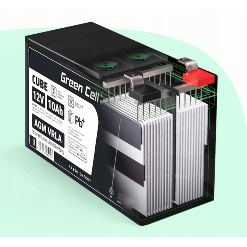 Аккумулятор Green Cell AGM VRLA 12V 120Ah IP54 для фотоэлектрических систем, яхт, лодок, солнечных панелей