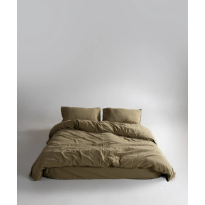 Постільна білизна Limasso Stonewashed Ranforse 160 х 220 см Olive