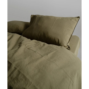 Постільна білизна Limasso Stonewashed Ranforse 160 х 220 см Olive