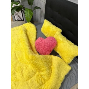 Ковдра травичка 200*230 см Жовта