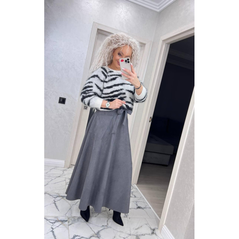 Спідниця замшева максі Спідниця замшева максі