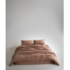Постільна білизна Limasso Stonewashed Ranforse 160 х 220 см Woodsmoke