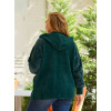 Кардиган жіночий Альпака з капюшоном oversize 48-56
